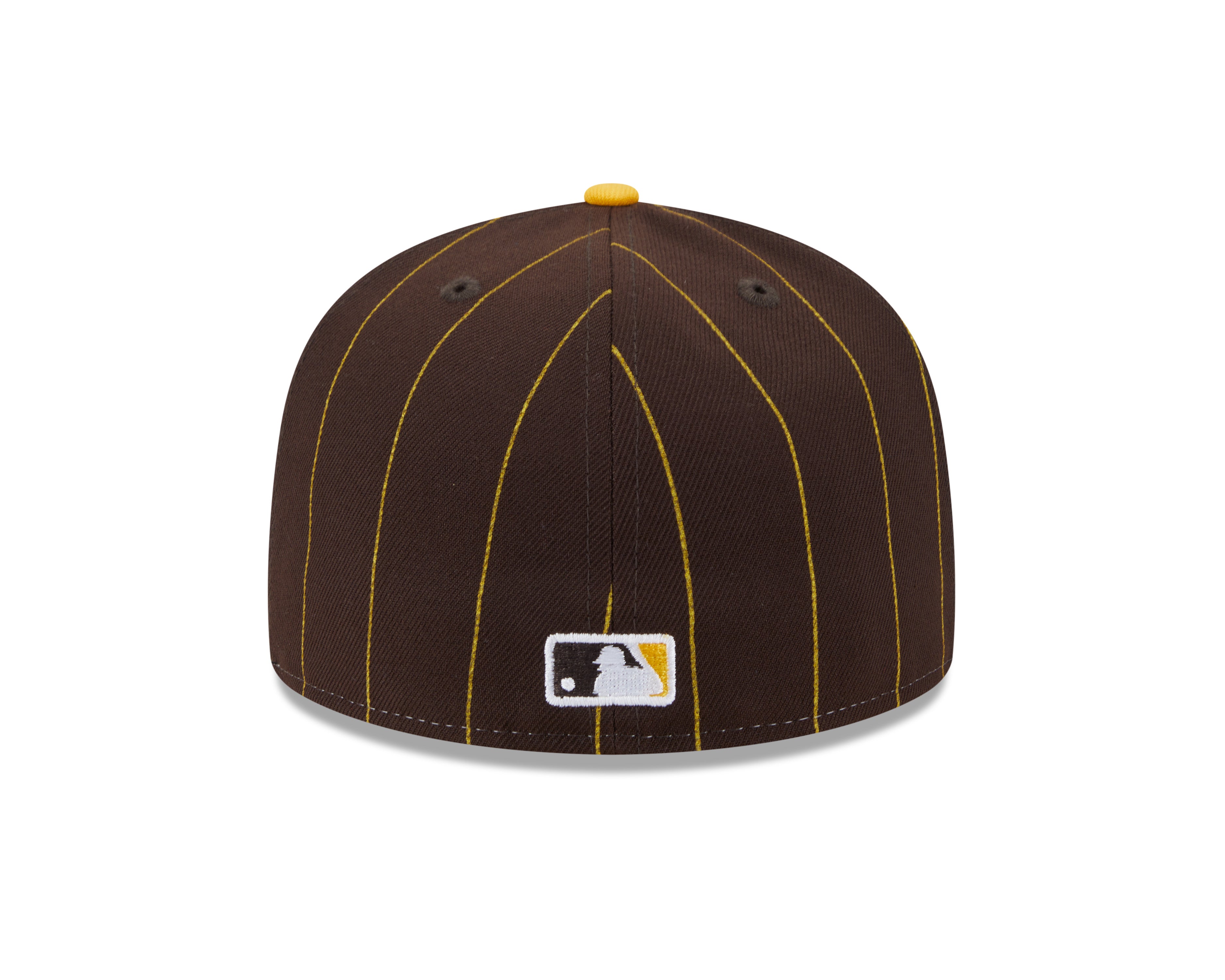 San Diego Padres MLB New Era Men's Brown 59Fifty Two Tone Pinstripe Fitted Hat