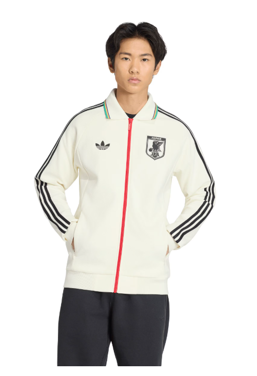 Japan National Team FIFA Adidas Men's Off-White Away Anthem Jacket