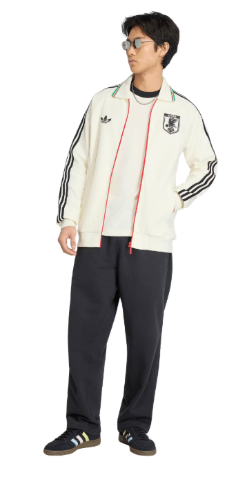Japan National Team FIFA Adidas Men's Off-White Away Anthem Jacket
