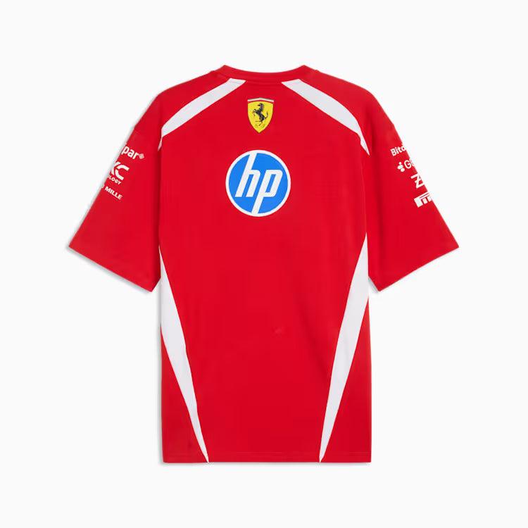 Scuderia Ferrari F1 Puma Men's Red Replica Drivers Authentic T-Shirt