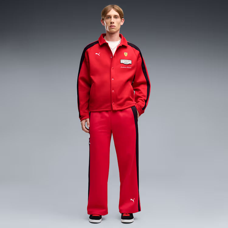 Scuderia Ferrari F1 Puma Men's Red Race T7 Track Jacket