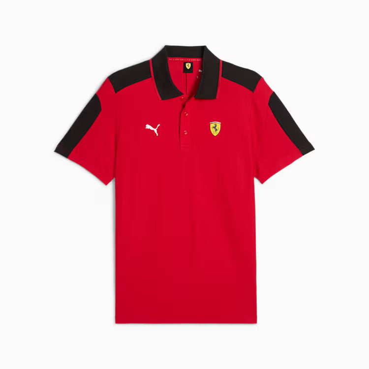 Scuderia Ferrari F1 Puma Men's Red MT7 Race Polo Shirt