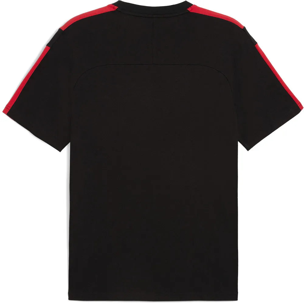 T-shirt de course noir MT7 Scuderia Ferrari F1 Puma pour homme