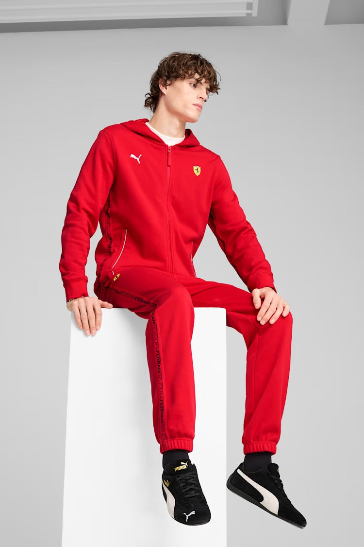 Veste de survêtement rouge Scuderia Ferrari F1 Puma pour homme