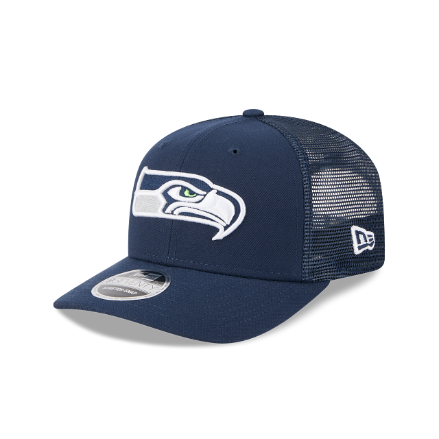 Casquette snapback extensible 9Seventy Trucker bleu marine des Seattle Seahawks NFL New Era pour homme