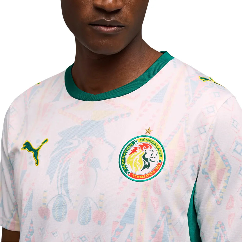 Senegal National Team FIFA Puma Men's White 2026 Home Replica Jersey