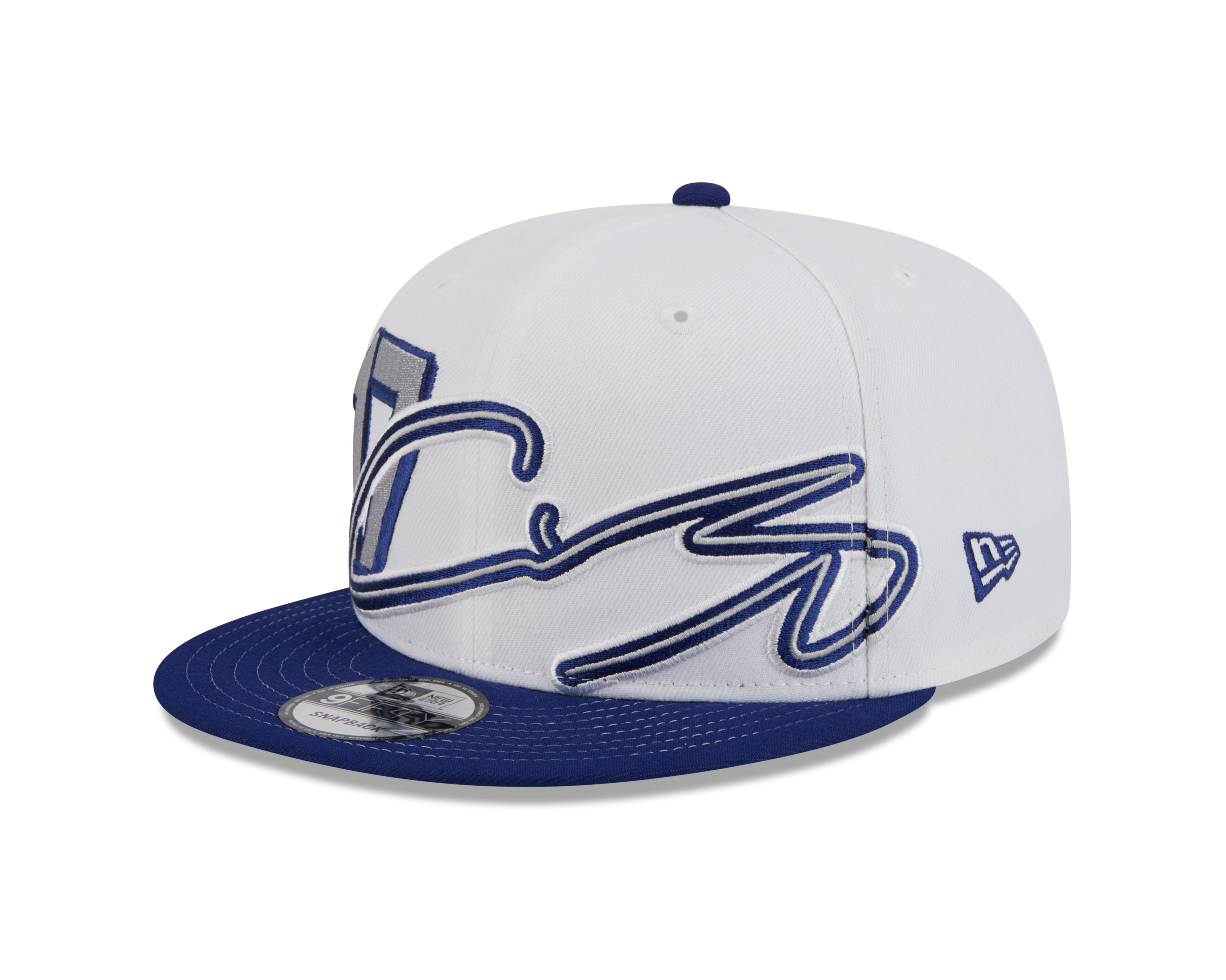 Casquette Snapback Signature 9Fifty blanche/bleue pour homme des Dodgers de Los Angeles de Shohei Ohtani MLB New Era
