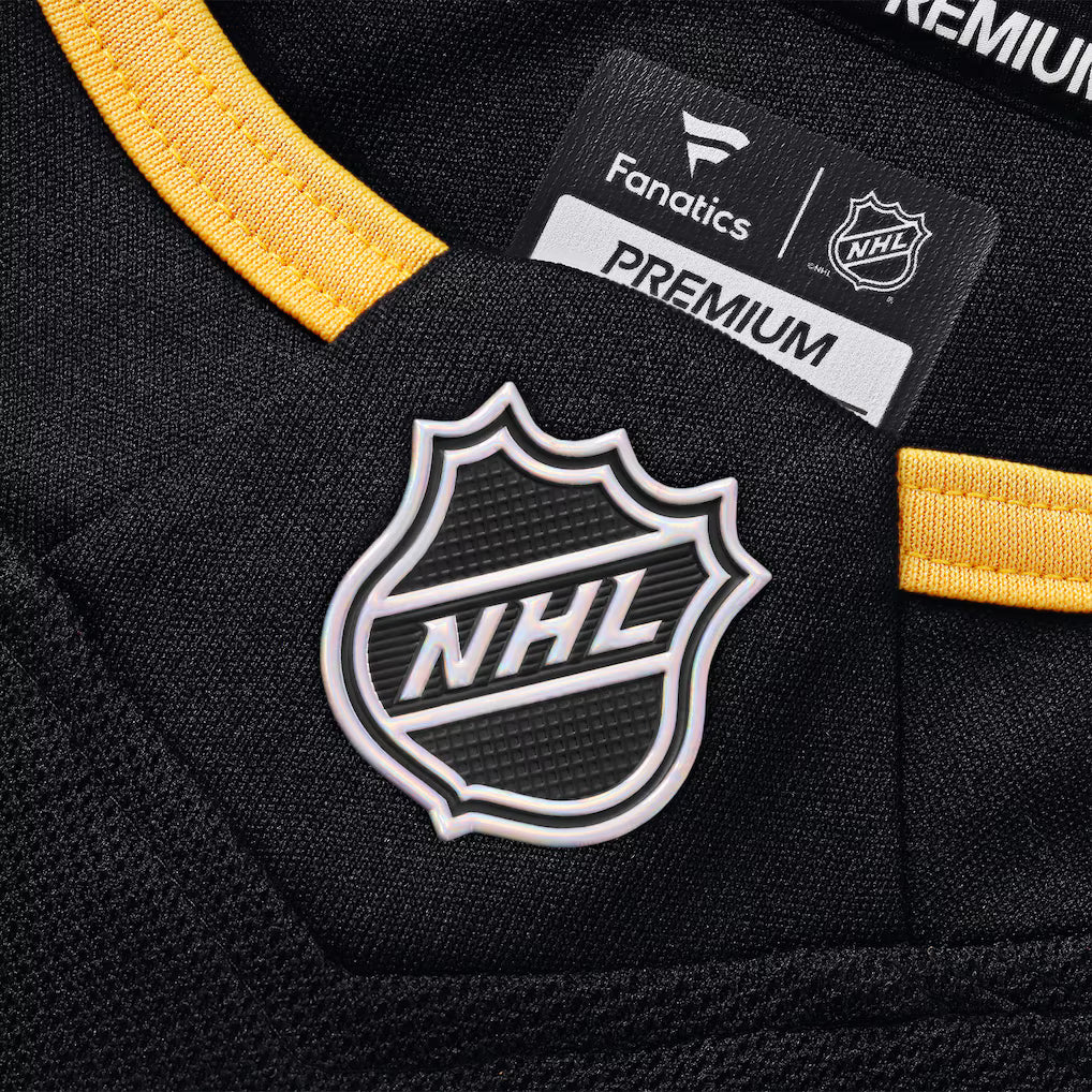 Maillot noir premium pour homme de Sidney Crosby, Penguins de Pittsburgh, marque Fanatics (NHL)