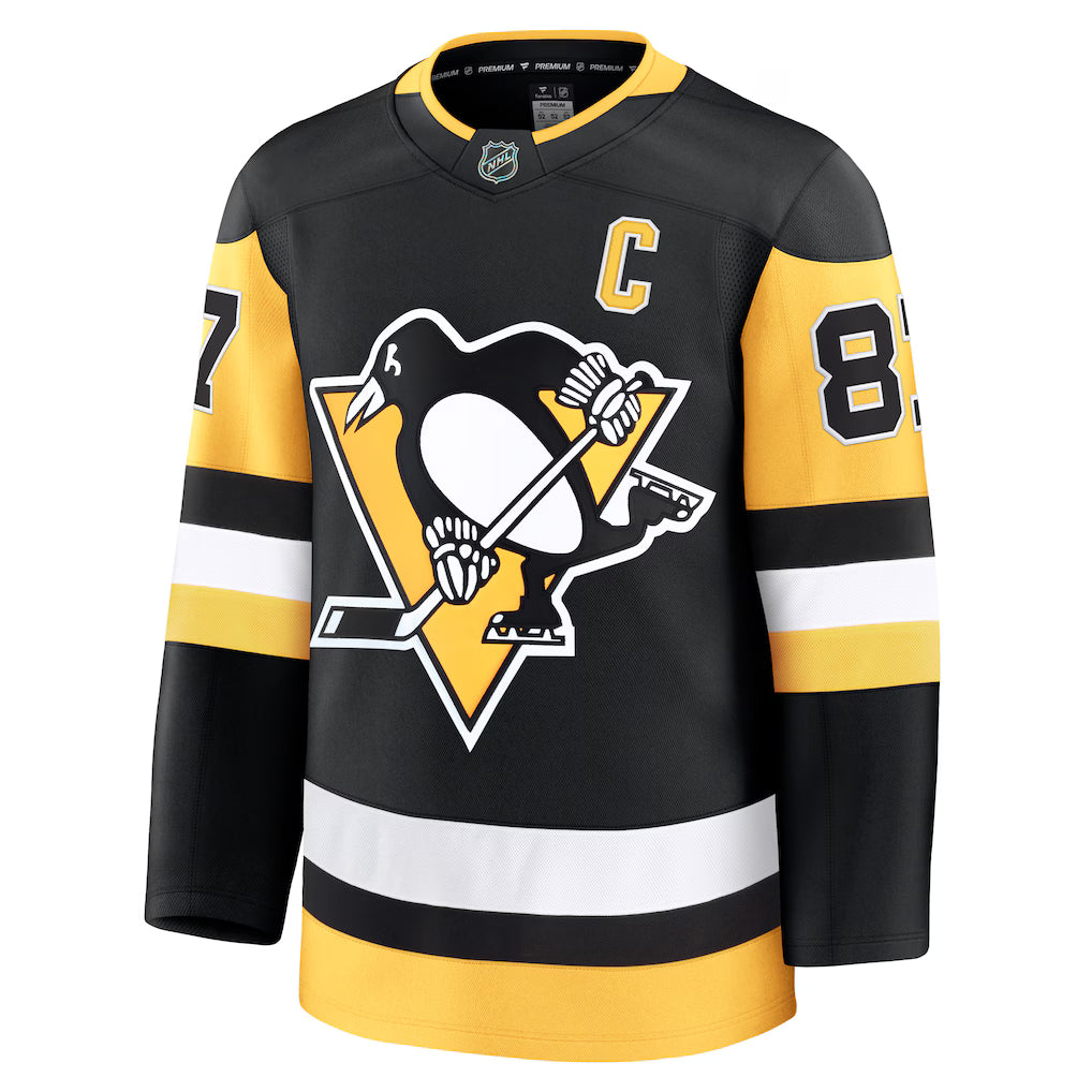 Sidney Crosby Pittsburgh Penguins NHL Fanatics Branded Men's Black Premium Jersey