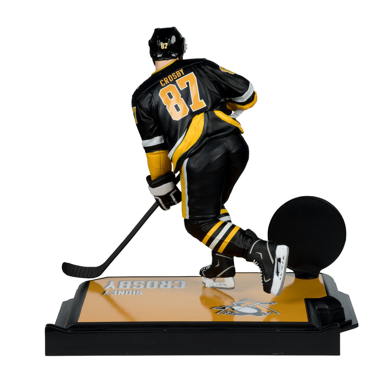 Figurine articulée de 18 cm de Sidney Crosby des Penguins de Pittsburgh de la LNH, série Legacy Uniforme alternatif, McFarlane Toys.
