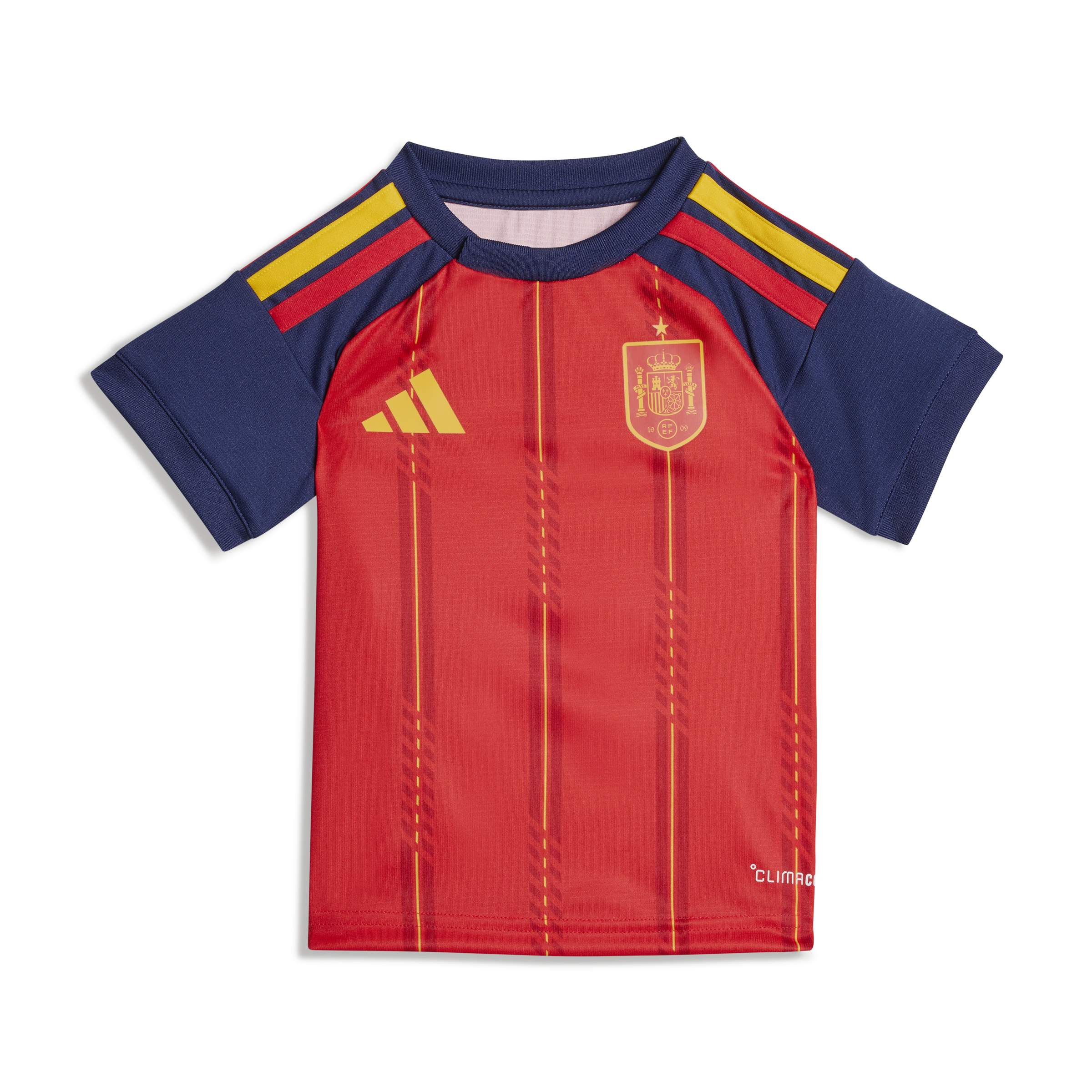 Maillot domicile réplique rouge pour bébé de l'équipe nationale espagnole FIFA Adidas 2025/26