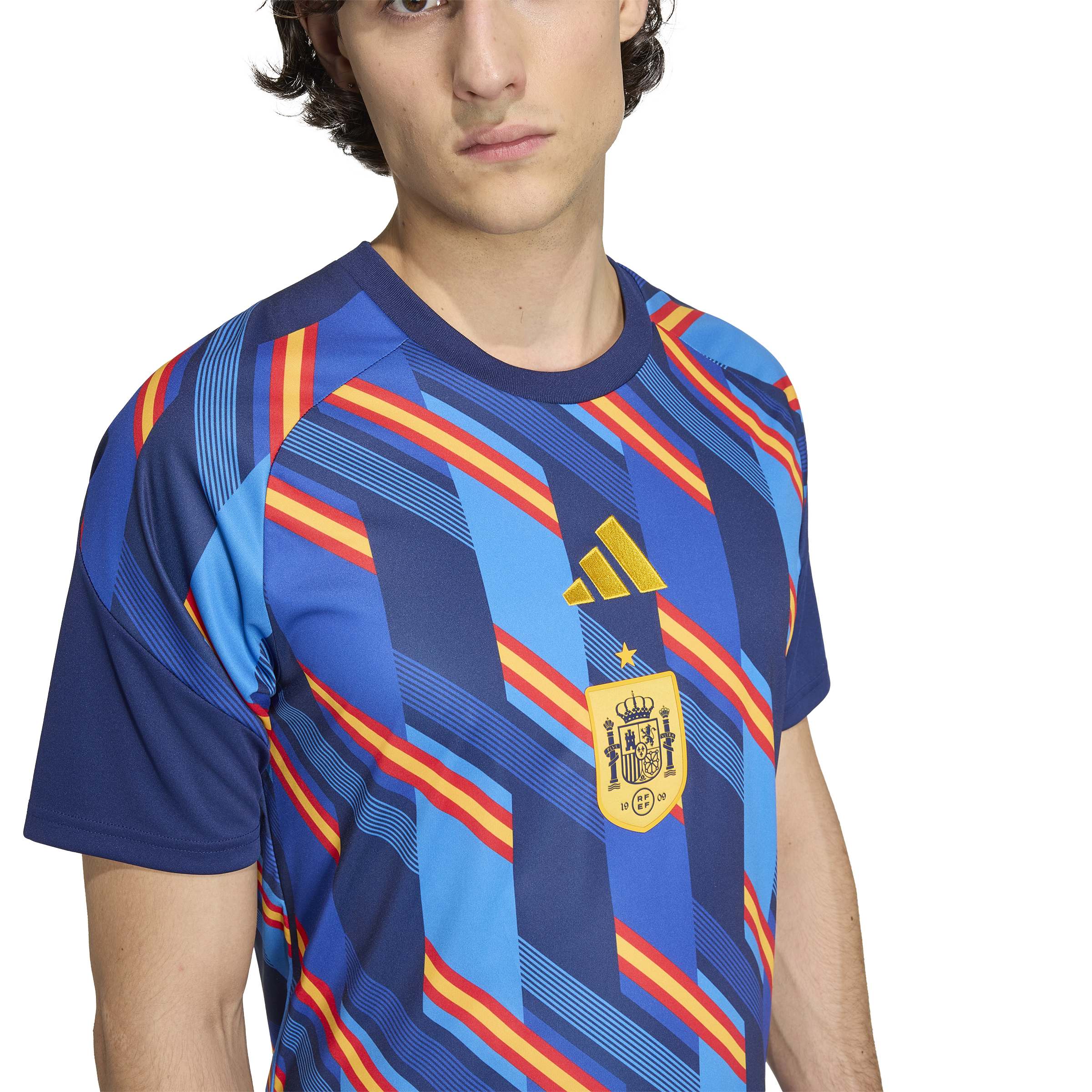 Spain National Team FIFA Adidas Men's Blue 2026 Pre-Match Jersey