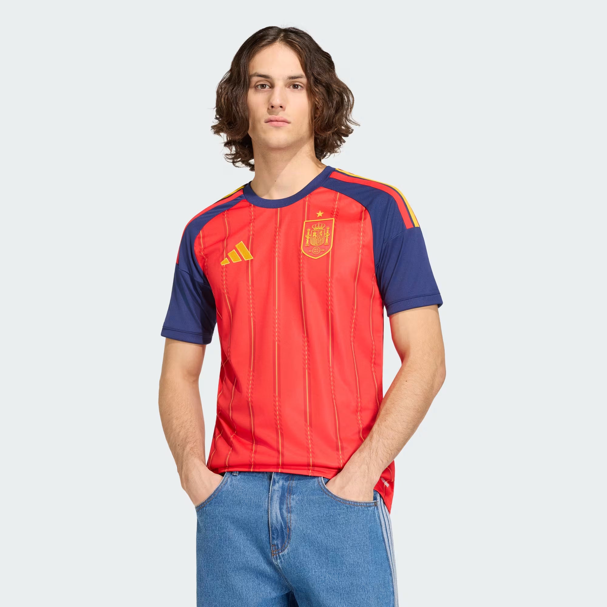 Maillot Domicile Réplique Rouge 2026 Homme Adidas FIFA Équipe Nationale Espagne