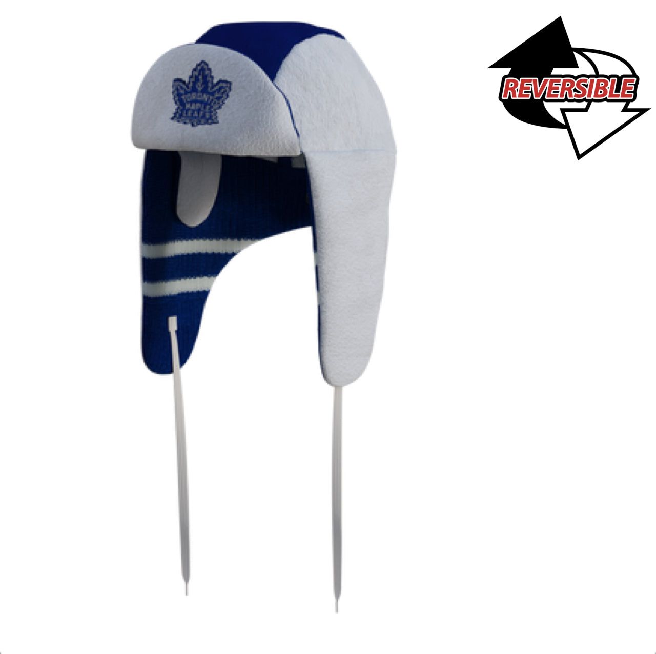 Casquette de hockey réversible royale pour homme des Maple Leafs de Toronto de la LNH