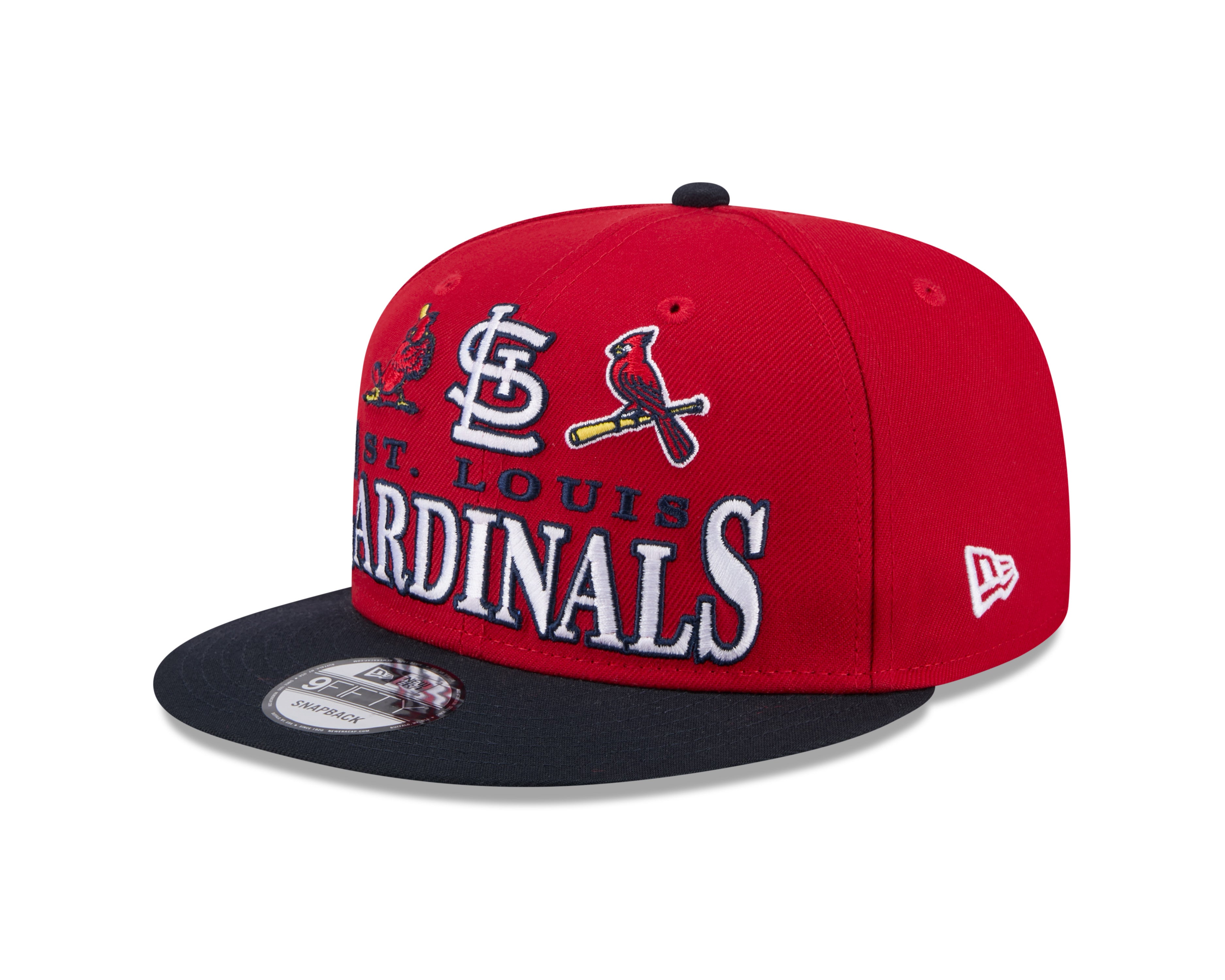St. Louis Cardinals MLB New Era Men's Red/Black 9Fifty Two Tone Archive Snapback