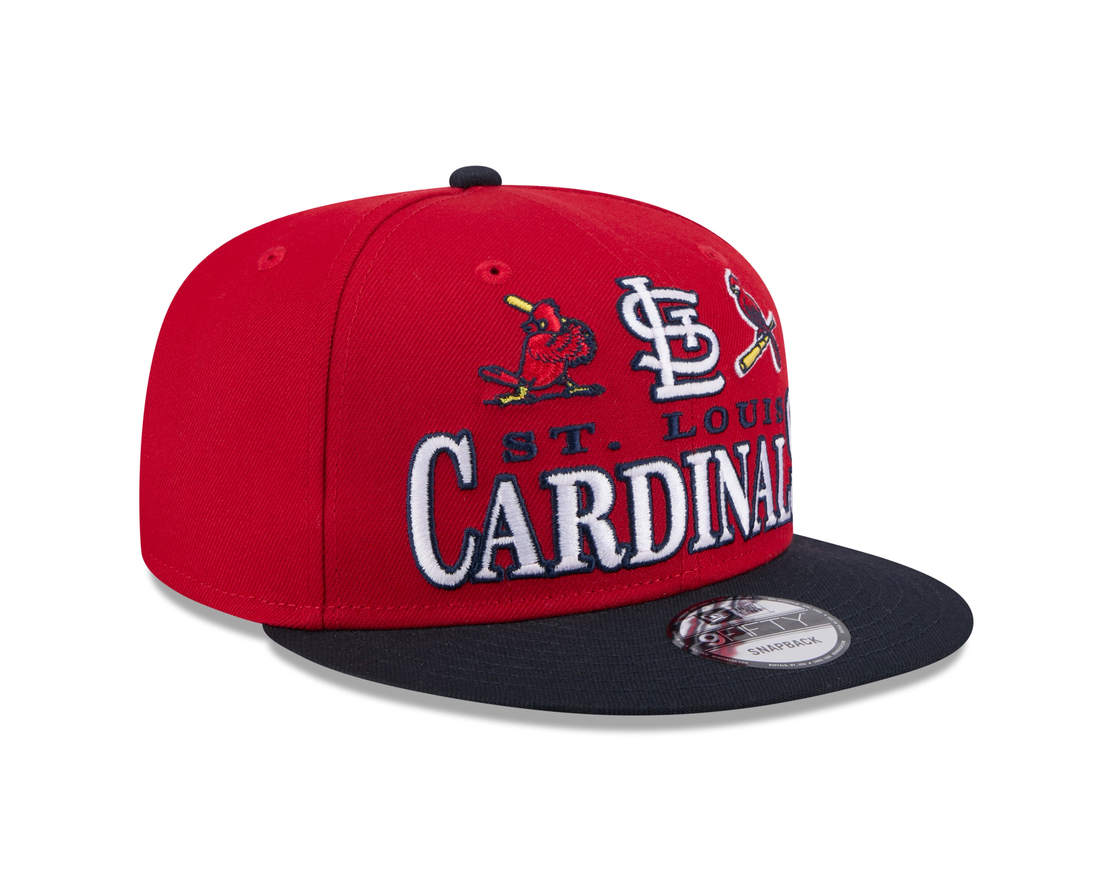 St. Louis Cardinals MLB New Era Men's Red/Black 9Fifty Two Tone Archive Snapback