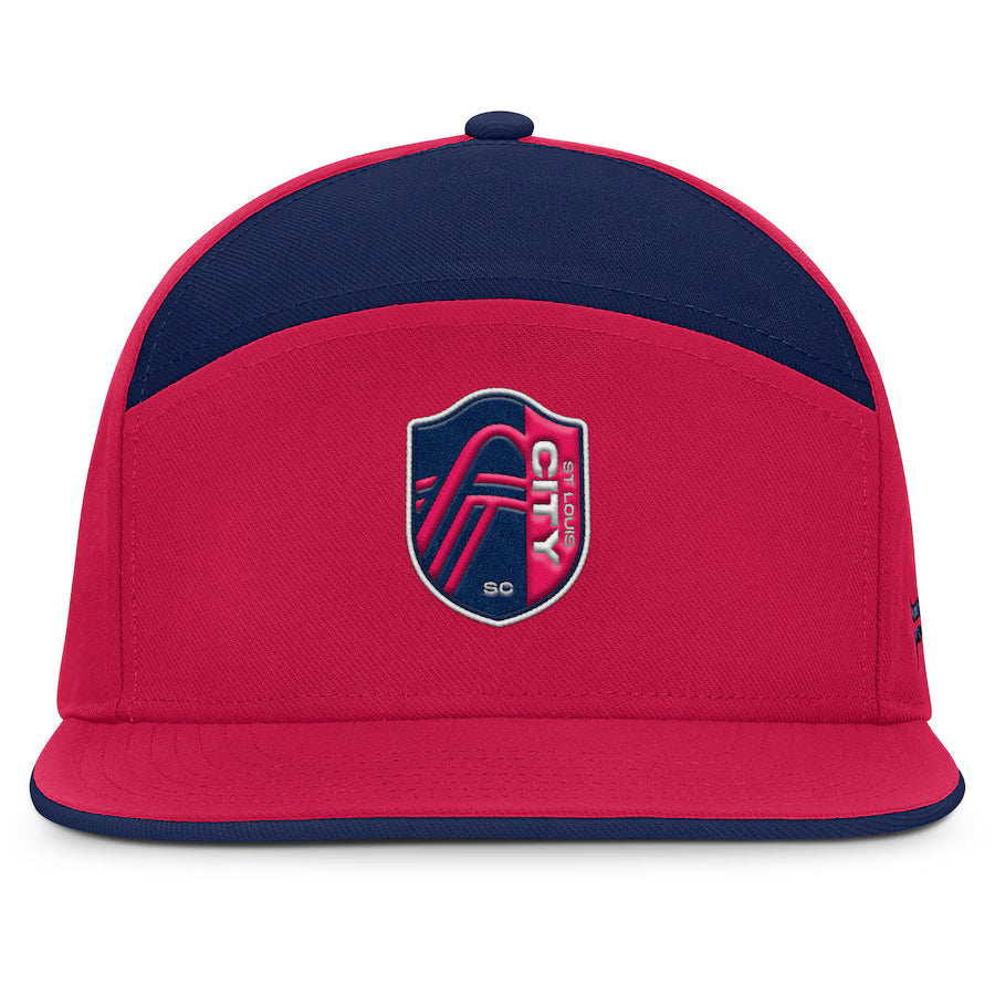 St. Louis City FC MLS Fanatics Branded Casquette Mezzala rouge/marine pour homme