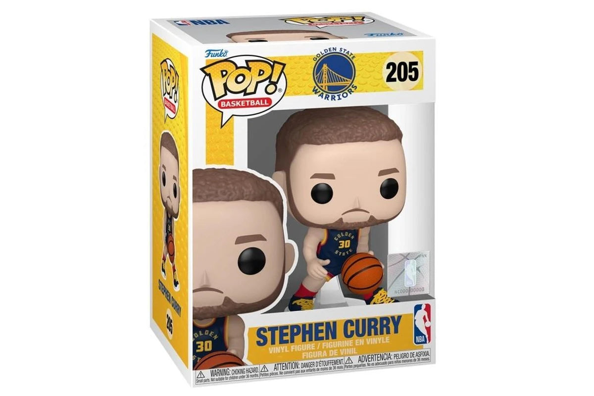 Stephen Curry Golden State Warriors NBA City Edition 24 Funko POP Vinyl Figure #205