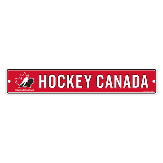 Panneau de rue Hockey Canada IIHF 3 po x 20 po