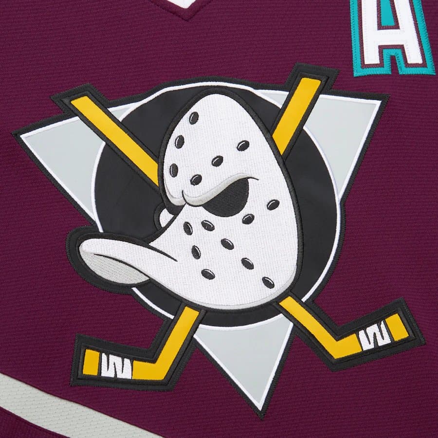 Teemu Selanne Anaheim Ducks NHL Mitchell & Ness Men's Purple 1996-97 Power Play Authentic Jersey
