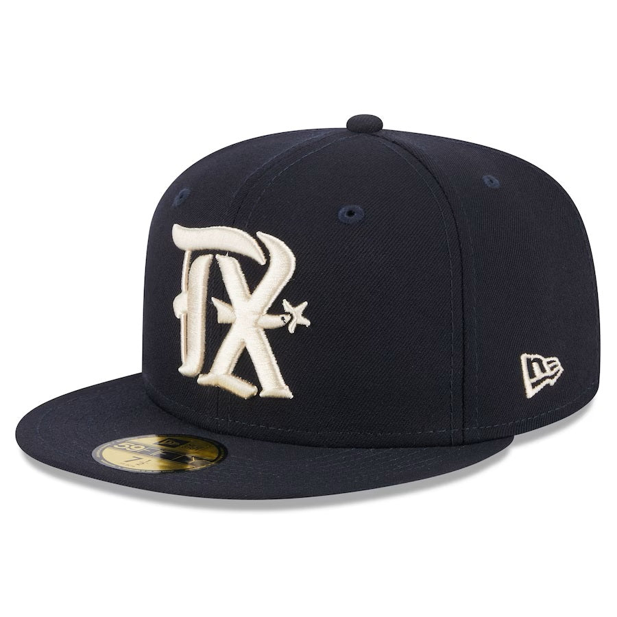 Texas Rangers MLB New Era Men's Dark Navy 59Fifty 2023 City Connect Fitted Hat