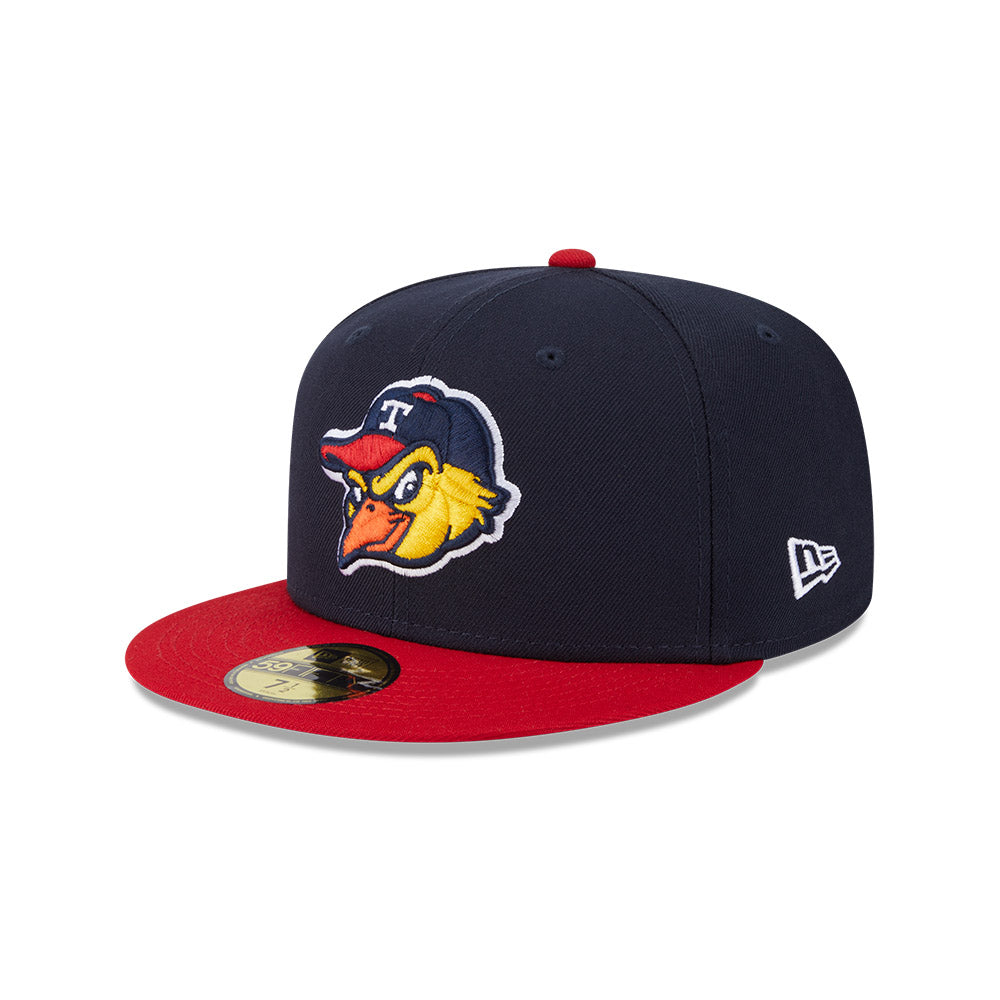 Toledo Mud Hens MiLB New Era Men's Navy/Red 59Fifty Authentic Collection Fitted Hat