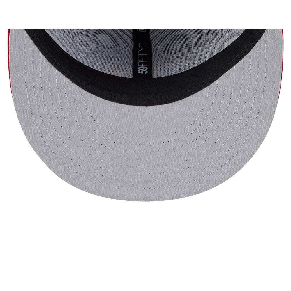 Toledo Mud Hens MiLB New Era Men's Navy/Red 59Fifty Authentic Collection Fitted Hat