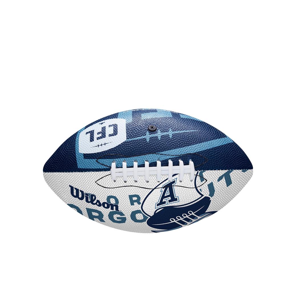 Ballon de football miniature enveloppant Wilson des Argonauts de Toronto de la LCF