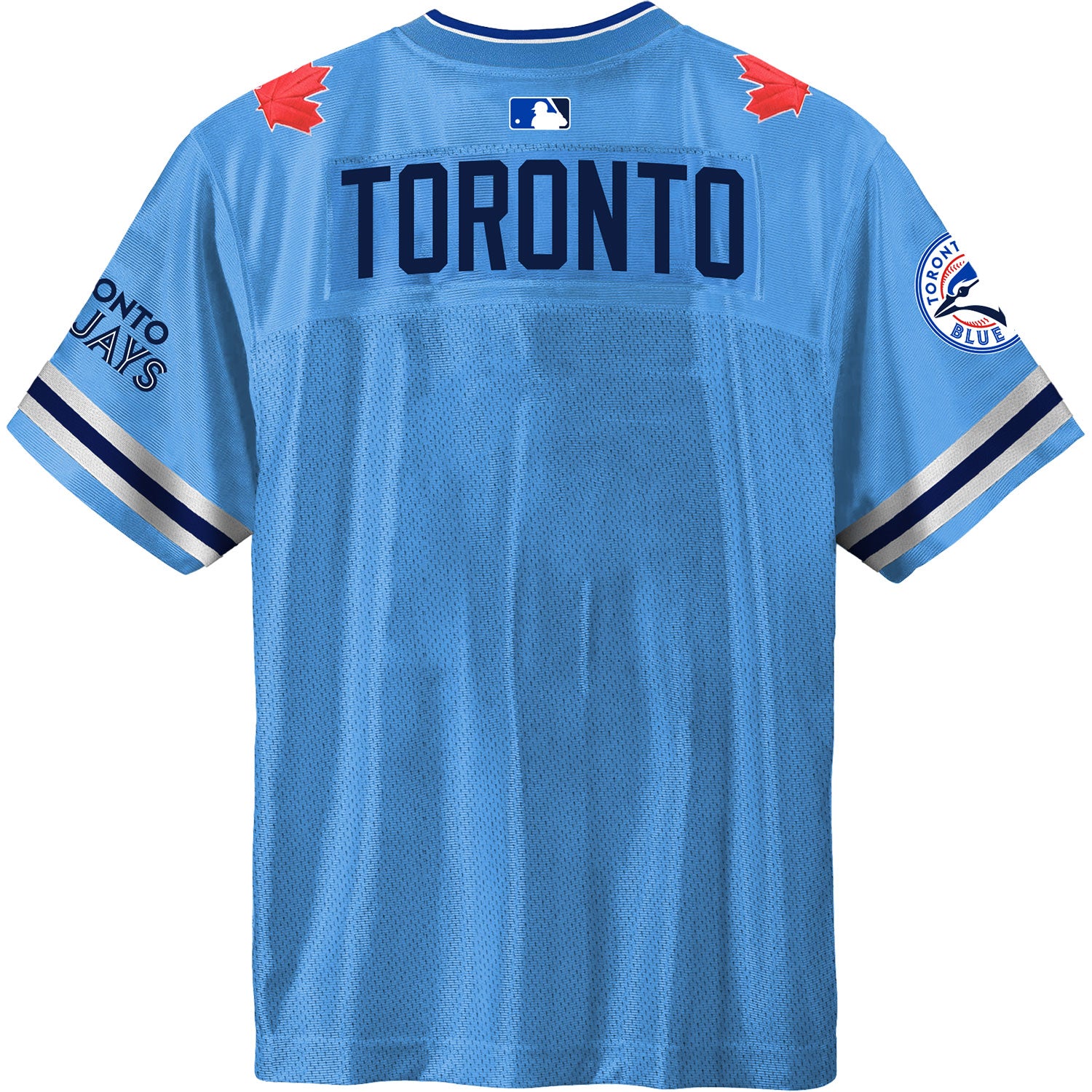 Toronto Blue Jays MLB Bulletin Men's Light Blue Cooperstown Crested Football Jersey
