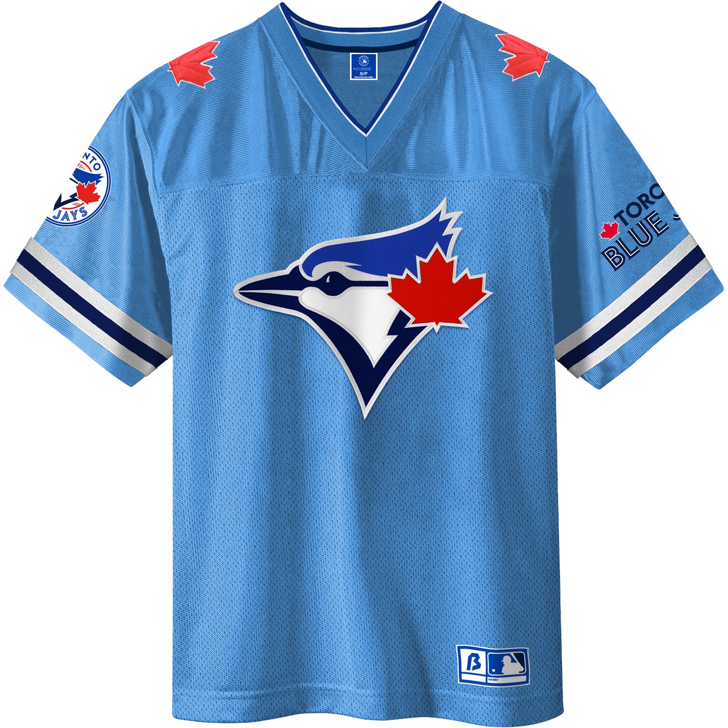 Maillot de football bleu clair Cooperstown Crested pour homme des Blue Jays de Toronto (MLB Bulletin)