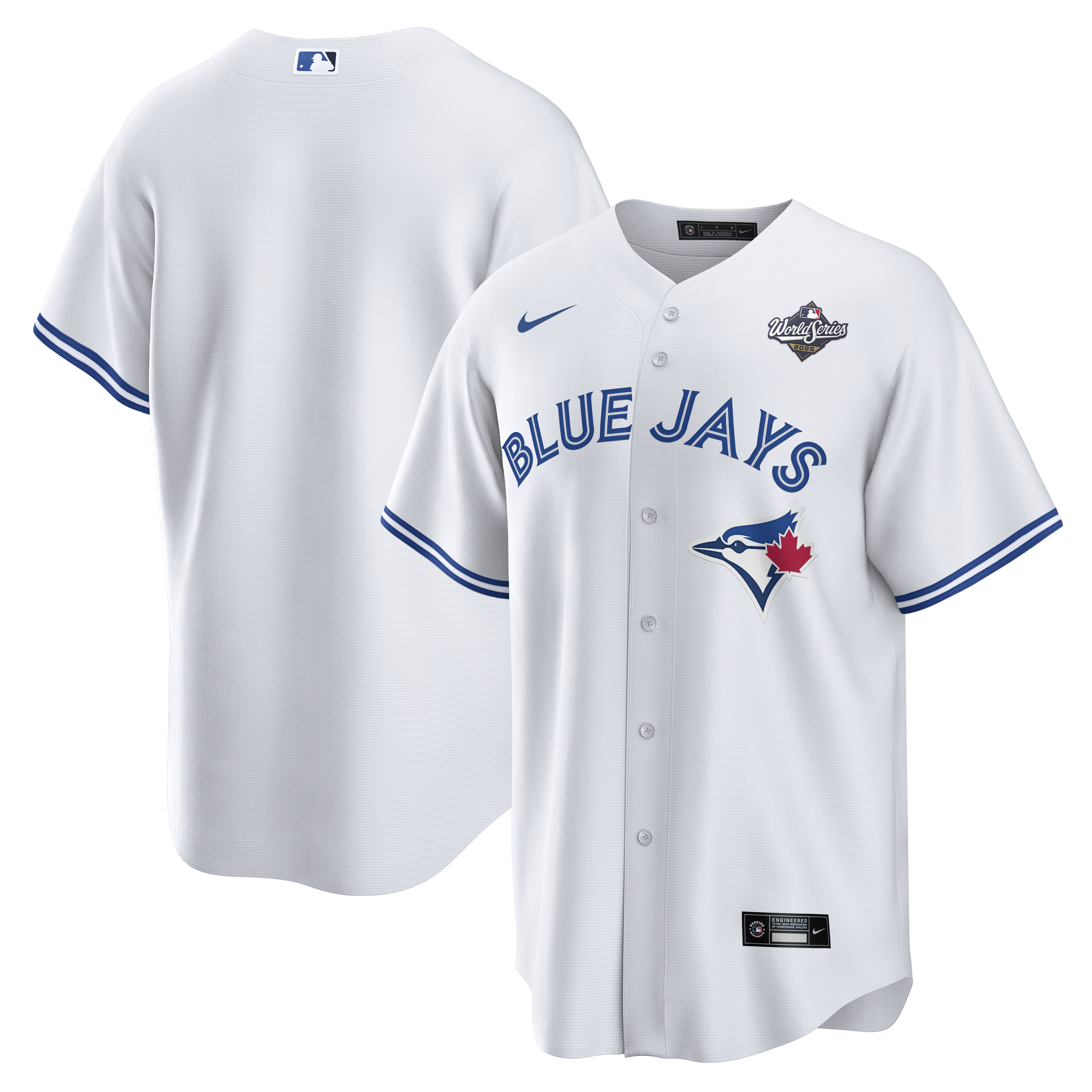 Toronto Blue Jays MLB Nike Men's White Home 2025 World Series Replica Jersey