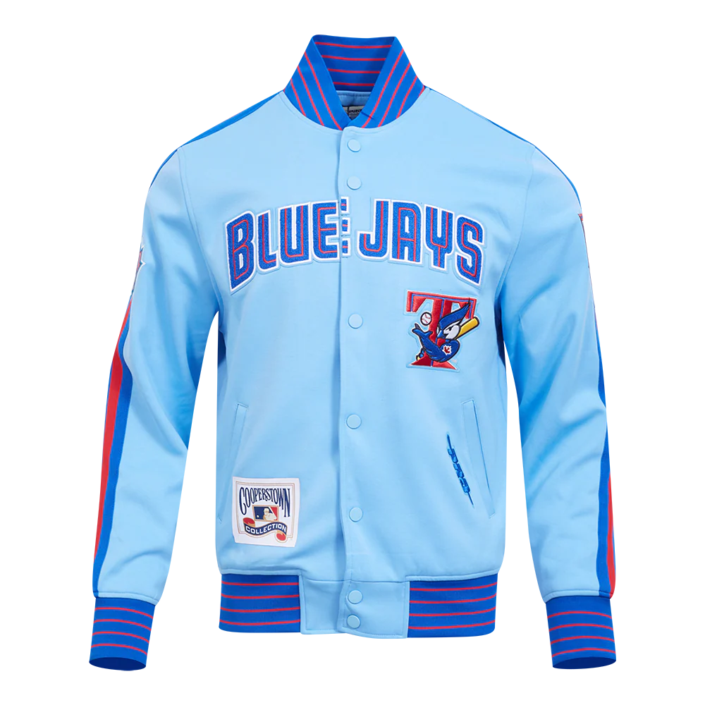Toronto Blue Jays MLB Pro Standard Men's Light Blue Cooperstown Game Day Double Knit Jacket