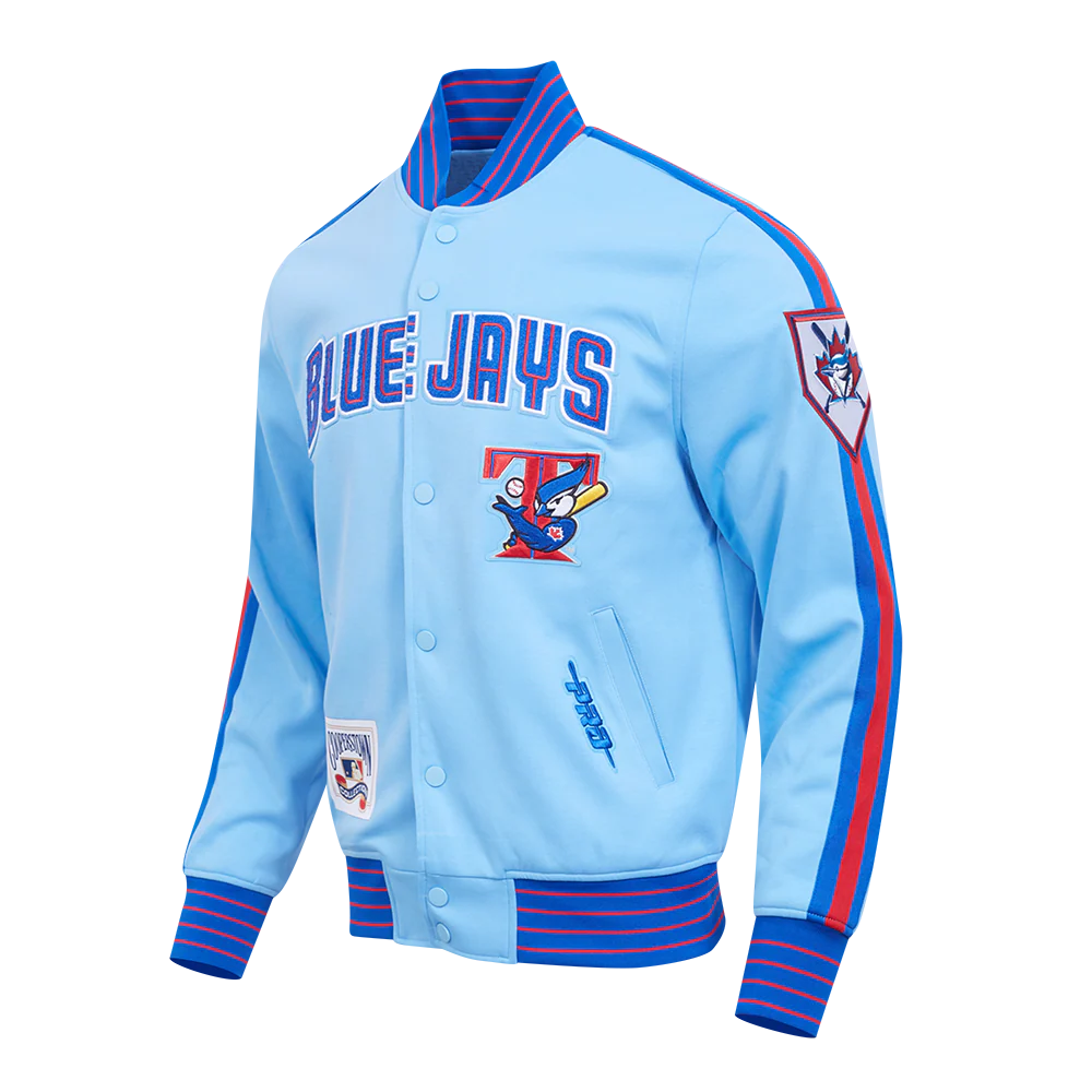 Toronto Blue Jays MLB Pro Standard Men's Light Blue Cooperstown Game Day Double Knit Jacket