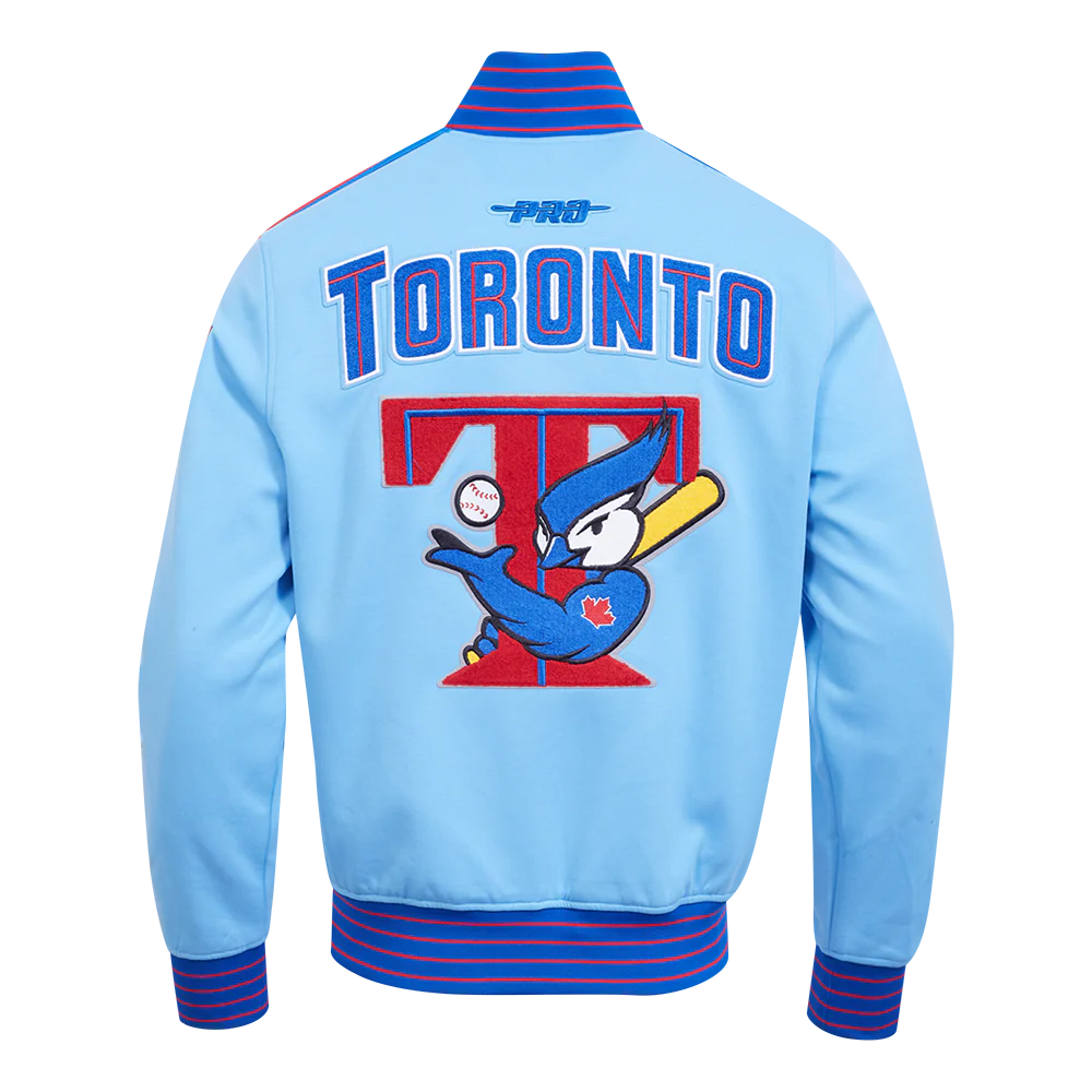 Toronto Blue Jays MLB Pro Standard Men's Light Blue Cooperstown Game Day Double Knit Jacket
