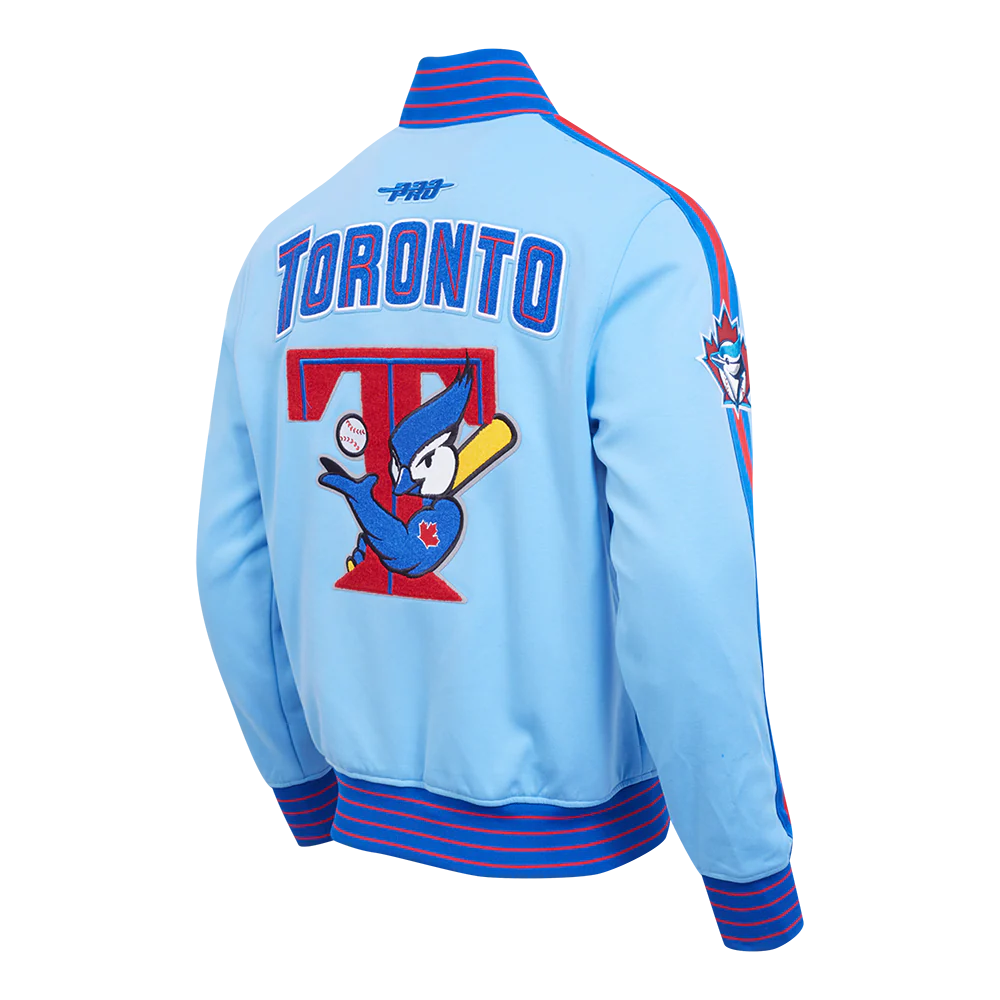 Toronto Blue Jays MLB Pro Standard Men's Light Blue Cooperstown Game Day Double Knit Jacket
