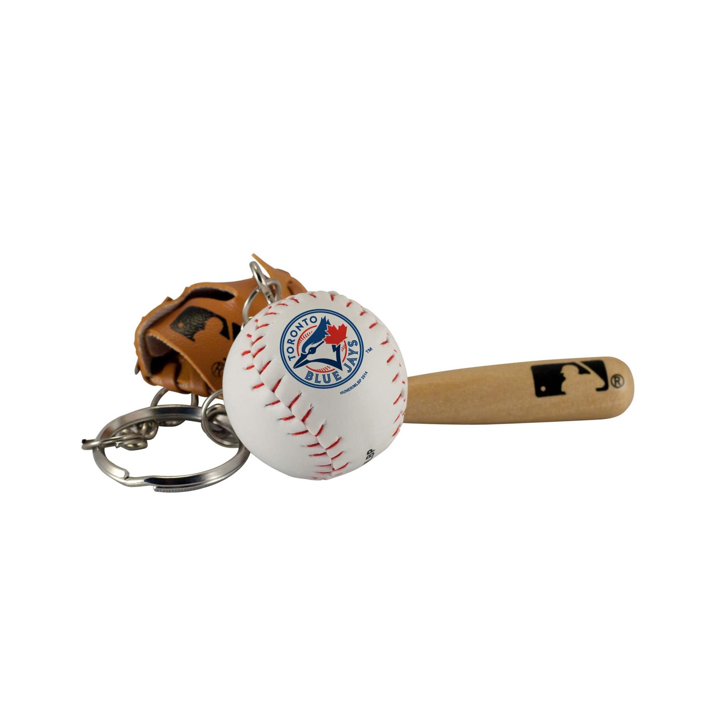 Toronto Blue Jays MLB TSV Bat, Ball & Glove Keychain
