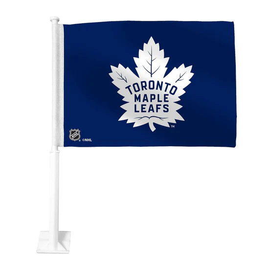 Toronto Maple Leafs NHL Blue Double Sided Car Flag