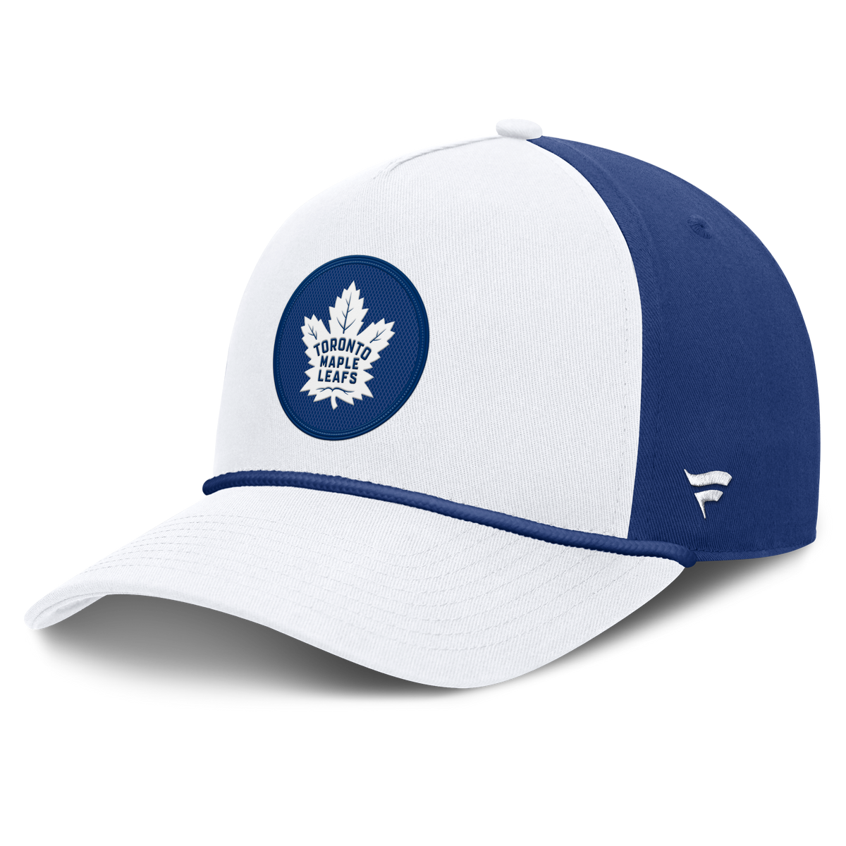Toronto Maple Leafs NHL Fanatics Branded Men's Royal Blue/White Authentic Pro Rink A-Frame Snapback