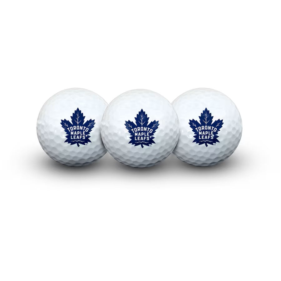 Toronto Maple Leafs NHL Golf Ball 3 Pack Set