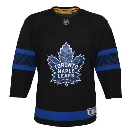 Maillot Premier noir pour enfant des Maple Leafs de Toronto NHL Outerstuff