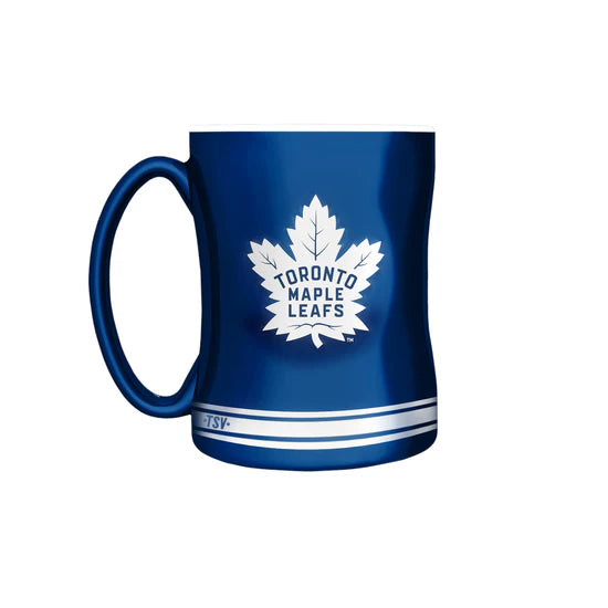 Tasse sculptée bleue de 14 oz des Maple Leafs de Toronto NHL TSV