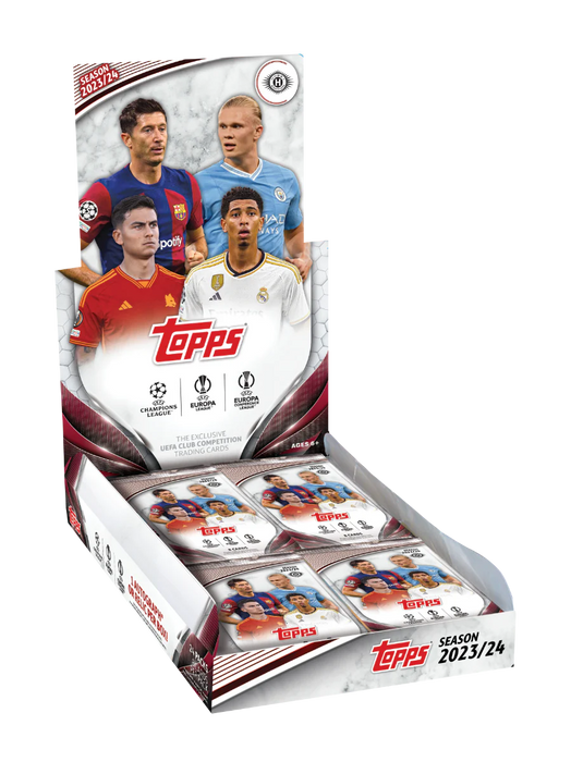 UEFA Topps 23/2024 Club Competitions Soccer Hobby Box