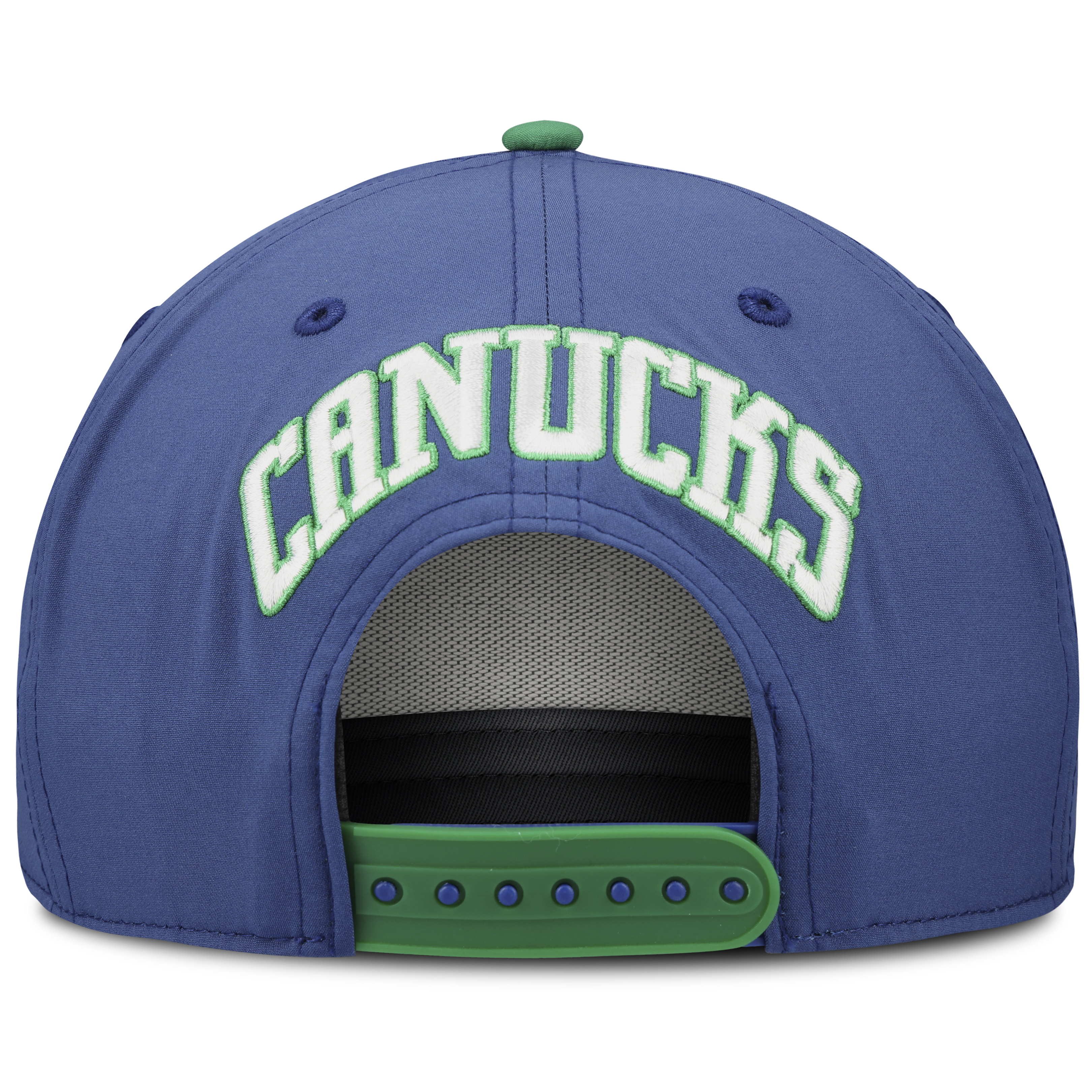 Vancouver Canucks NHL Fanatics Branded Men's Royal Blue 2026 Draft Authentic Pro A-Frame Adjustable Hat