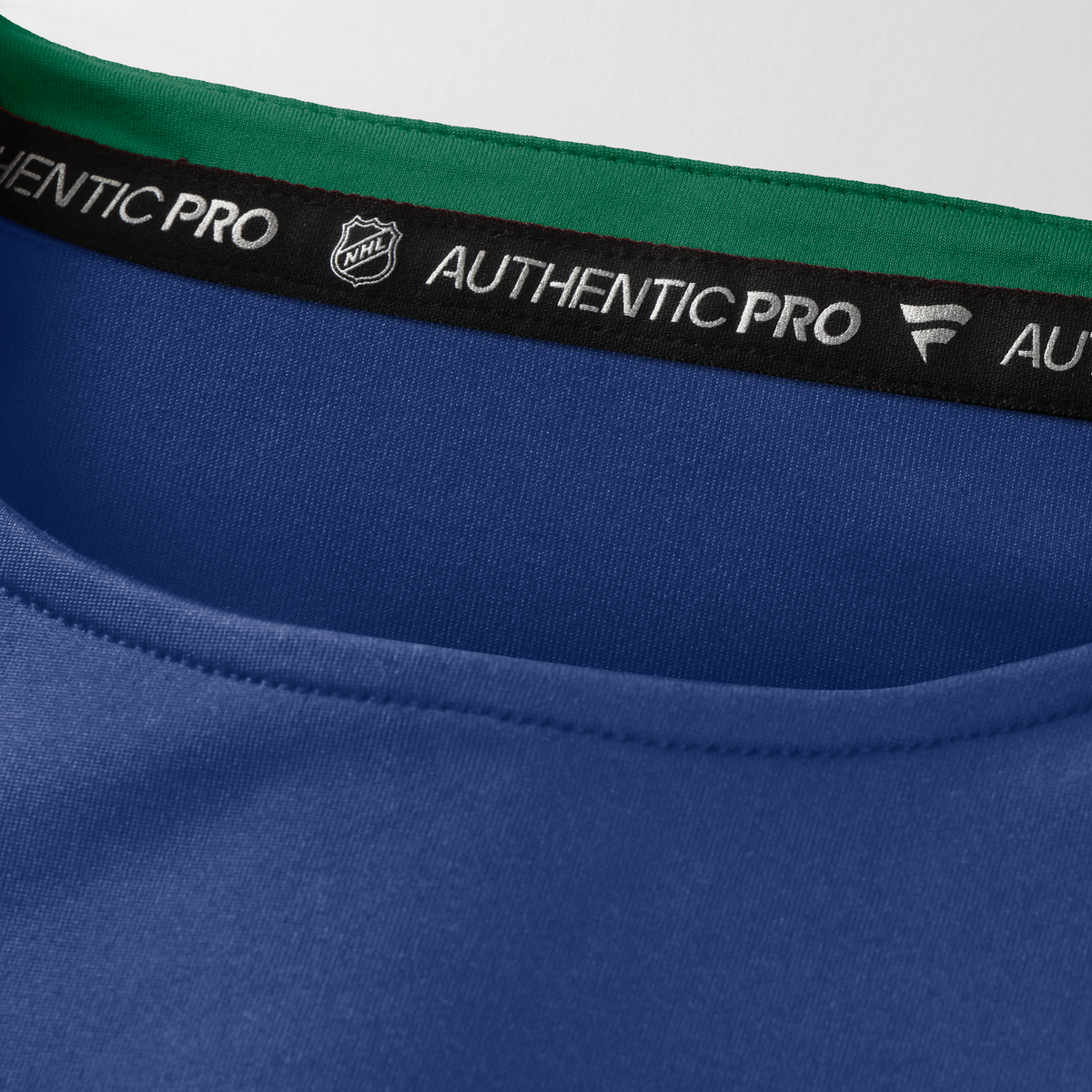 Vancouver Canucks NHL Fanatics Branded Men's Royal Blue Authentic Pro Rink Tech Long-sleeve Shirt