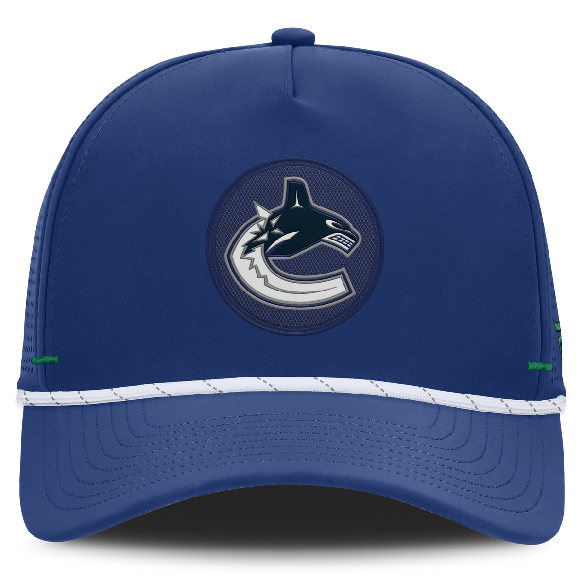 Vancouver Canucks NHL Fanatics Branded Men's Royal Blue Authentic Pro Rink Vented A-Frame Snapback