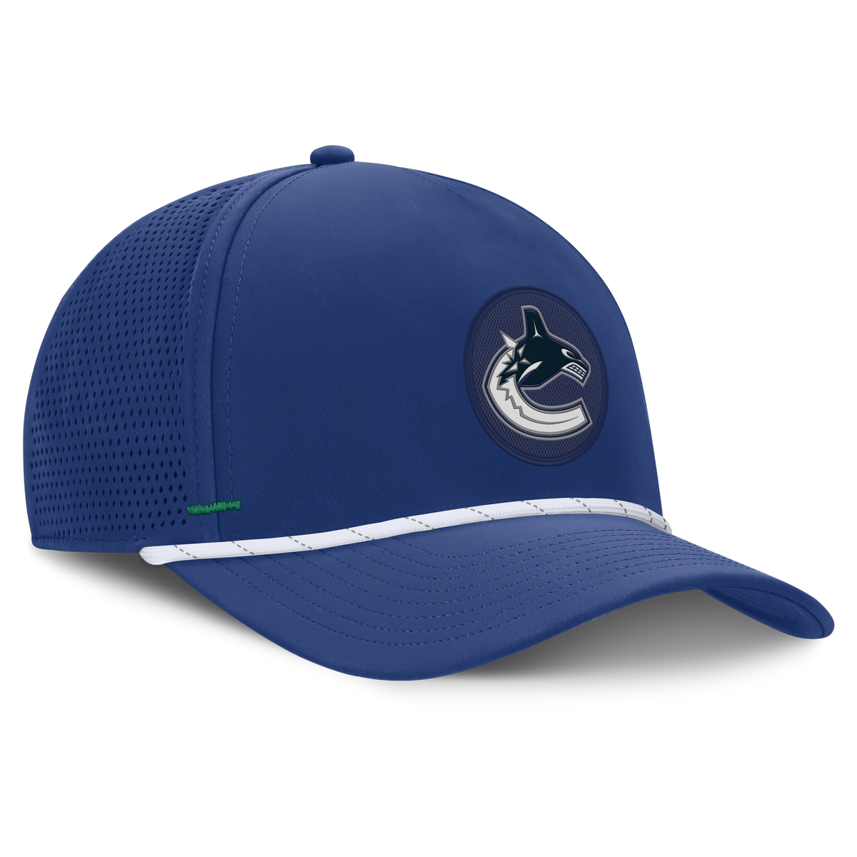 Vancouver Canucks NHL Fanatics Branded Men's Royal Blue Authentic Pro Rink Vented A-Frame Snapback