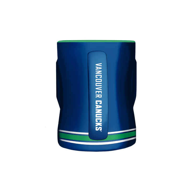 Vancouver Canucks NHL TSV 14oz Blue Sculpted Mug