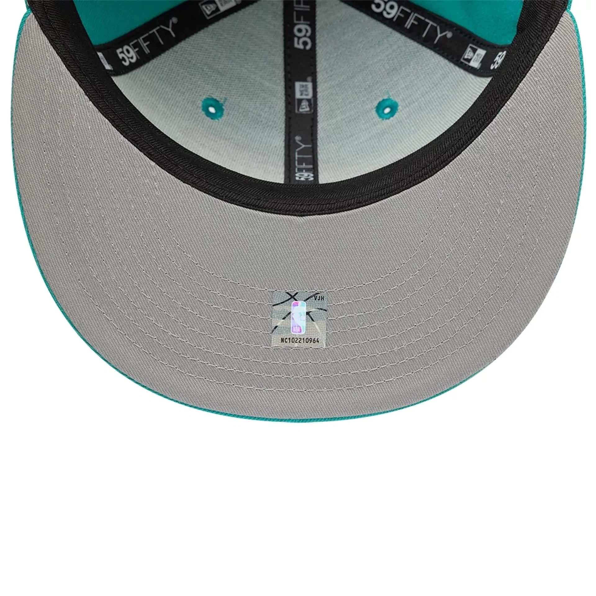 Vancouver Grizzlies NBA New Era Men's Teal 59Fifty Hardwood Classics Fitted Hat