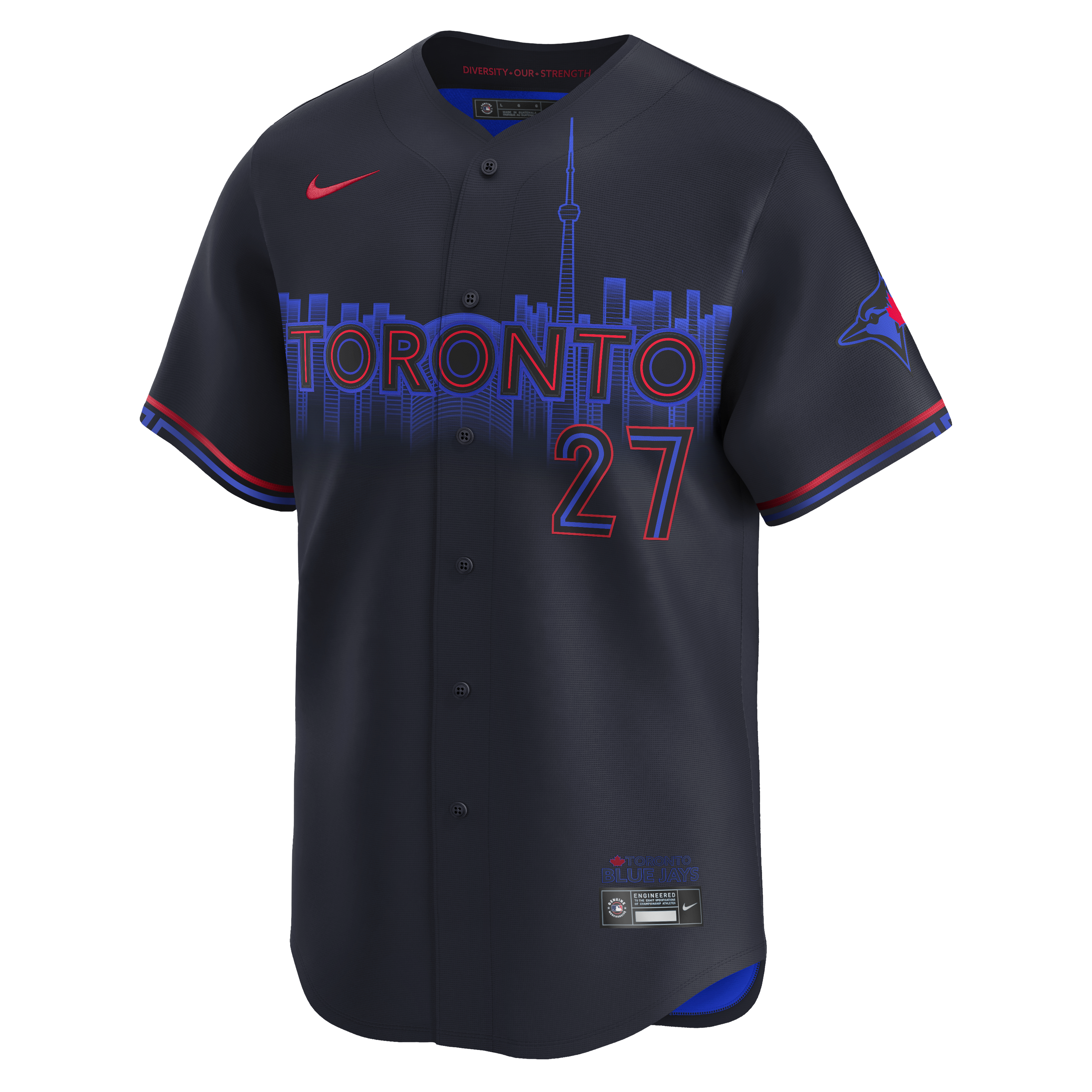 Vladimir Guerrero Jr. Toronto Blue Jays MLB Nike Men's Black City Connect Limited Jersey
