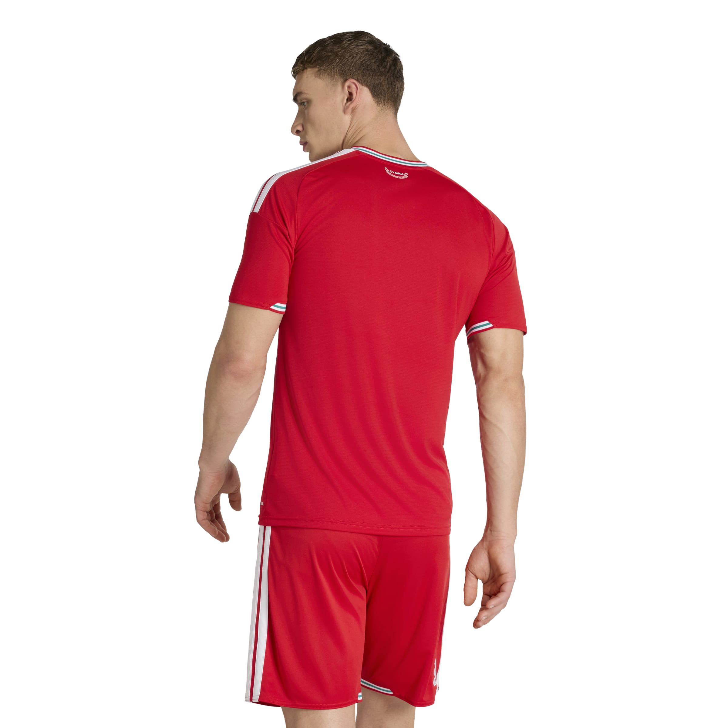 Maillot domicile réplique rouge FIFA Adidas de l'équipe nationale du Pays de Galles pour homme, saison 2025/26